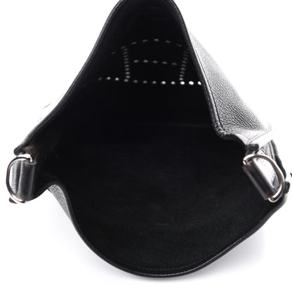 Hermes Taurillon Clemence Evelyne II PM Black 5 of 10