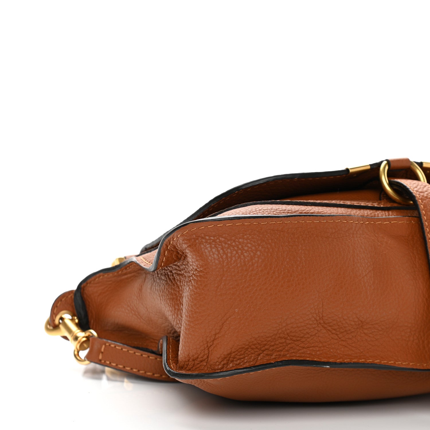 Chloe Calfskin Small Marcie Satchel Tan 10 of 13