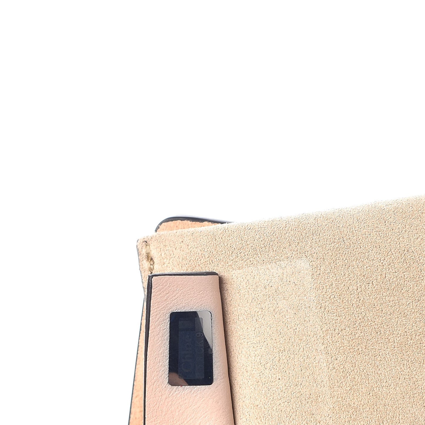 Suede Smooth Calfskin Mini Drew Shoulder Bag Cement Pink