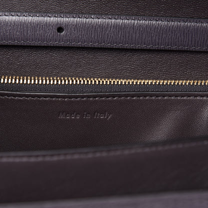 Celine Liege Calfskin Medium Classic Box Flap Bag Liquorice 7 of 10