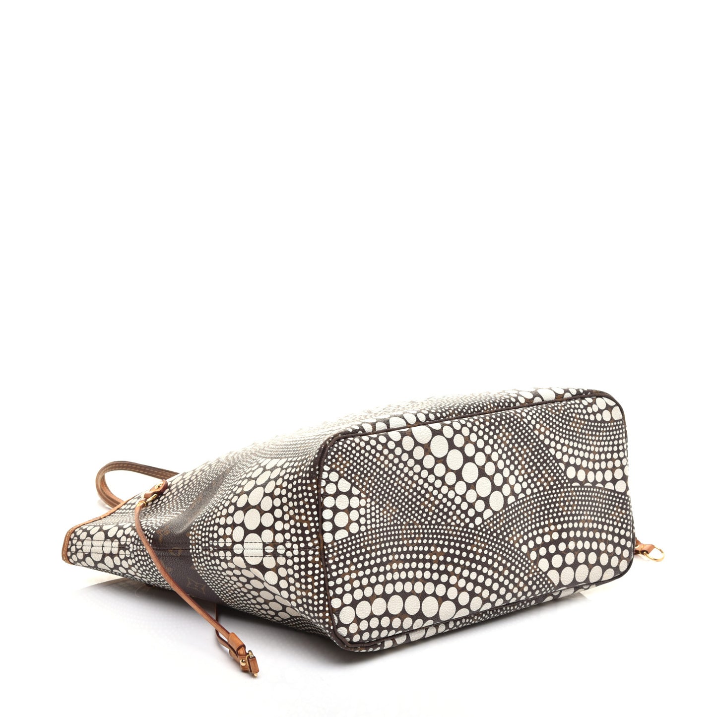 Monogram Kusama Waves Neverfull MM White