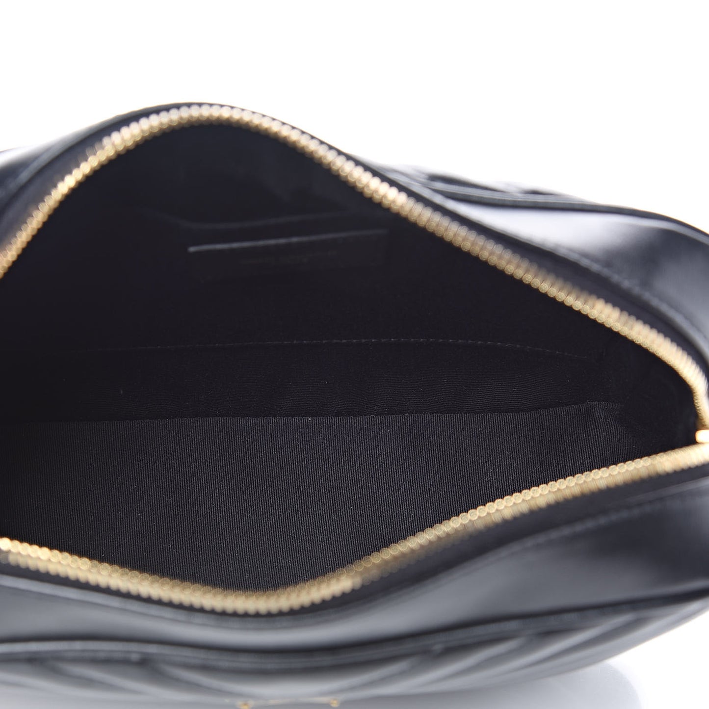 Calfskin Matelasse Monogram Lou Camera Bag Black