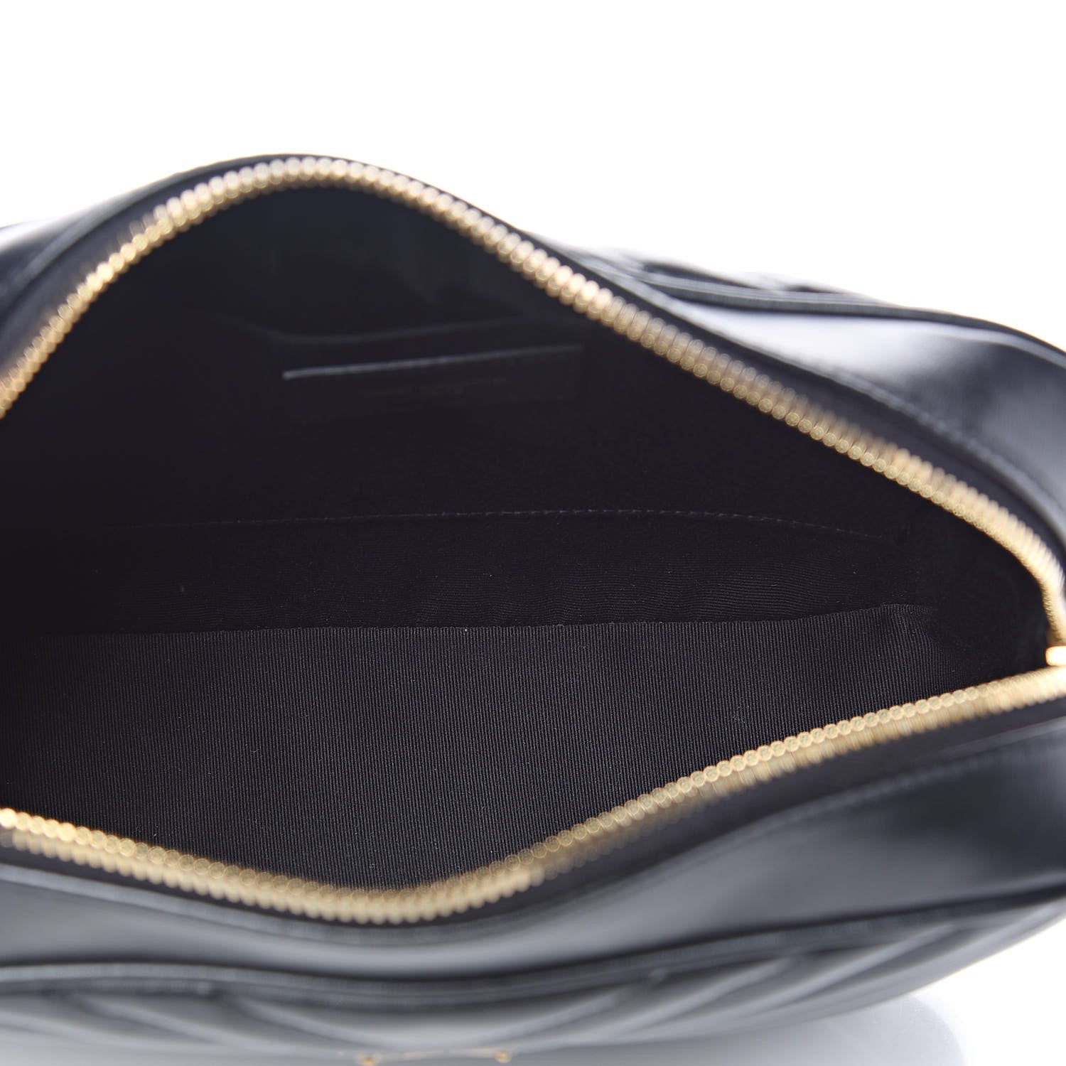 Saint Laurent Calfskin Matelasse Monogram Lou Camera Bag Black 5 of 9