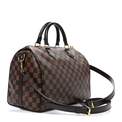 Louis Vuitton Damier Ebene Speedy Bandouliere 30 3 of 10