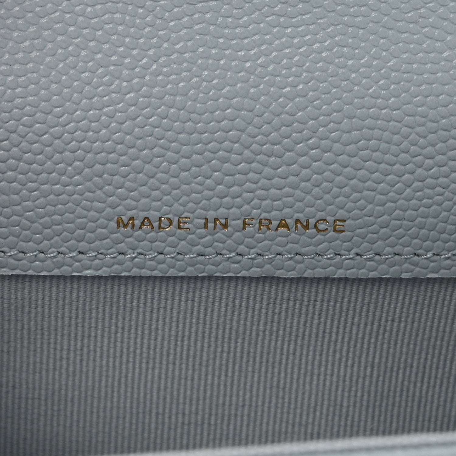 Chanel Caviar Quilted Flap Card Holder Wallet Light Blue 7 of 9