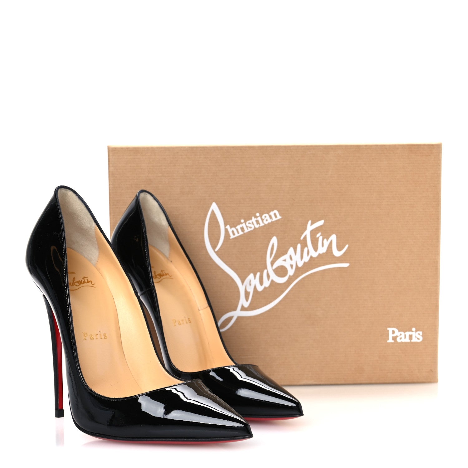 Christian Louboutin Patent So Kate 120 Pumps 37 Black 9 of 9