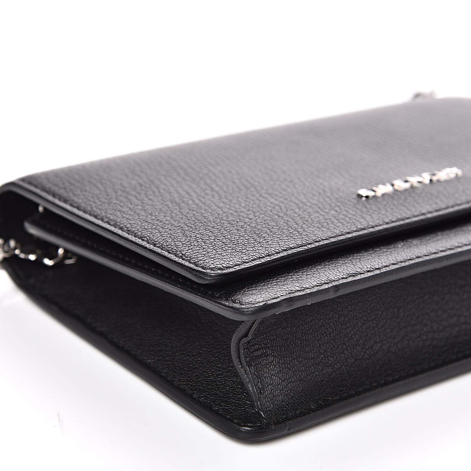 Givenchy Sugar Goatskin Pandora Chain Wallet Black 7 of 10