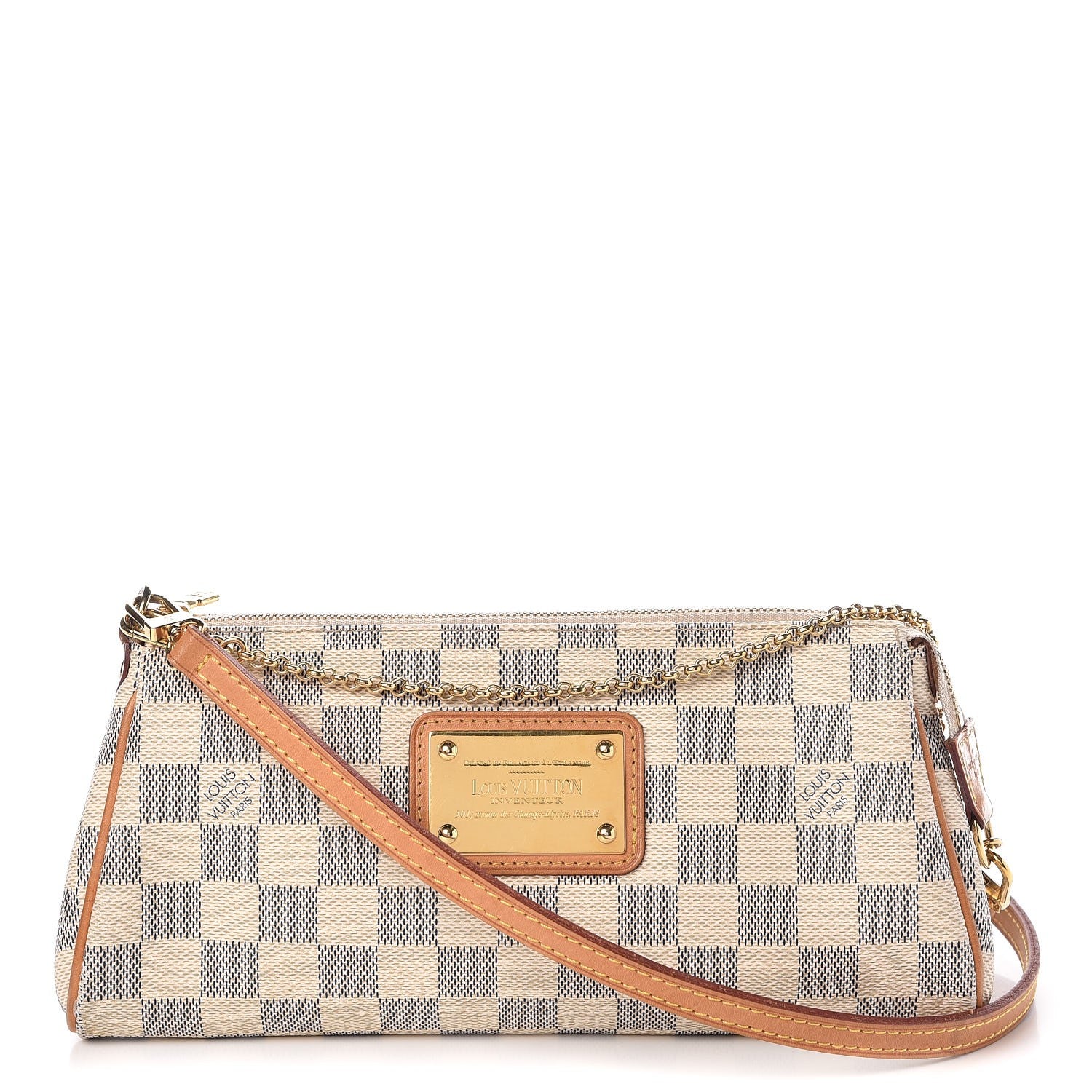 Louis Vuitton Damier Azur Eva Clutch 1 of 12