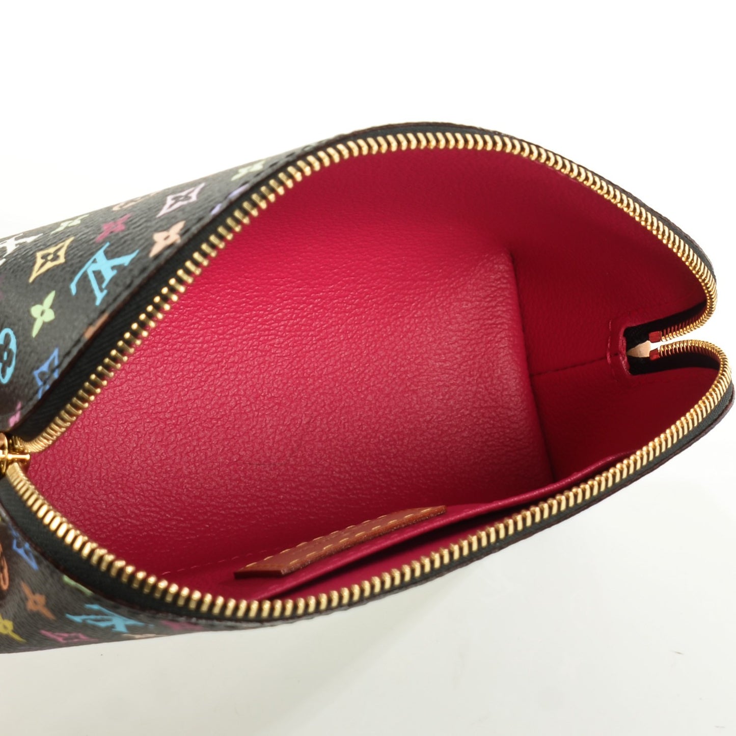 Monogram Multicolor Cosmetic Pouch Black Grenade