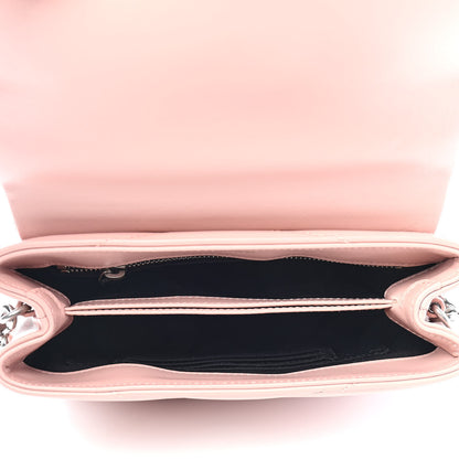 Saint Laurent Calfskin Y Quilted Monogram Toy Loulou Crossbody Bag Tender Pink 5 of 9