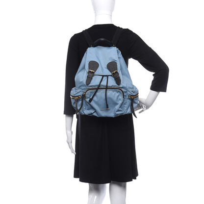 Burberry Nylon Medium Rucksack Backpack Light Blue 2 of 11