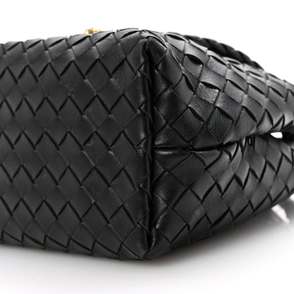 Bottega Veneta Nappa Intrecciato Medium Andiamo Shoulder Bag Black 9 of 9