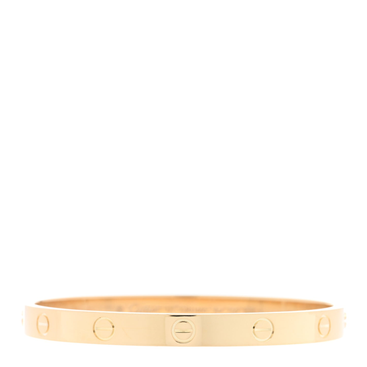 18K Yellow Gold LOVE Bracelet 17