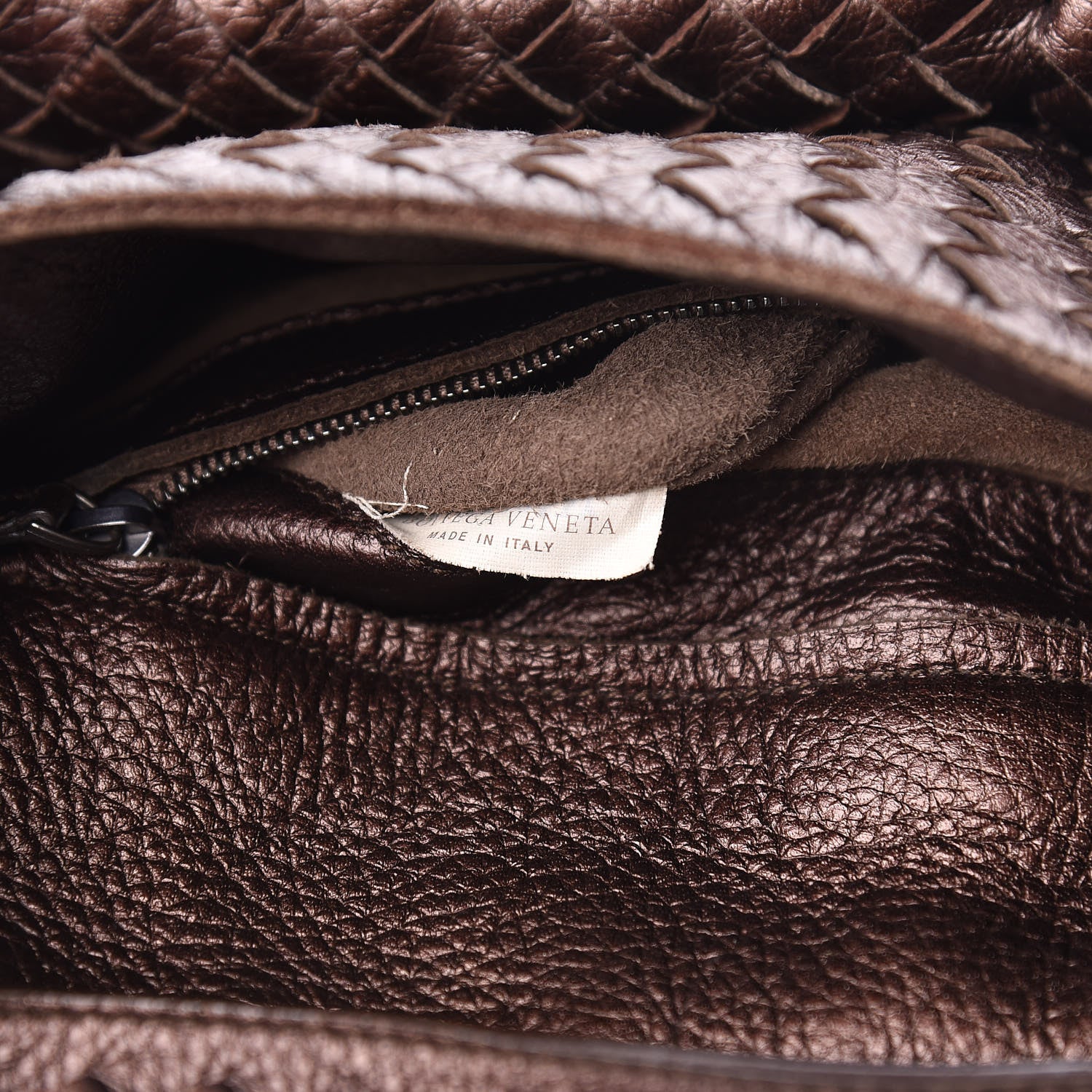 Bottega Veneta Cervo Intrecciato Shoulder Bag Brown 12 of 13