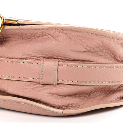 Chloe Grained Calfskin Small Marcie Saddle Bag Anemone Pink 17 of 17