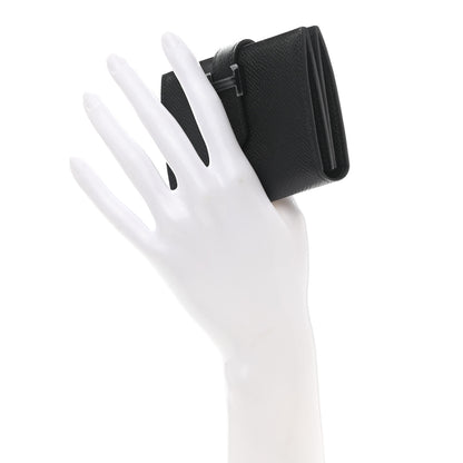 Hermes Epsom Monochrome Bearn Card Holder Wallet Black 2 of 8