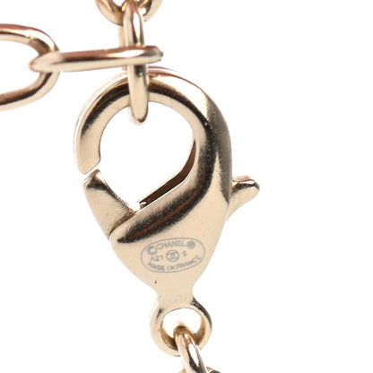 Chanel Crystal CC No.5 Necklace Gold 4 of 4