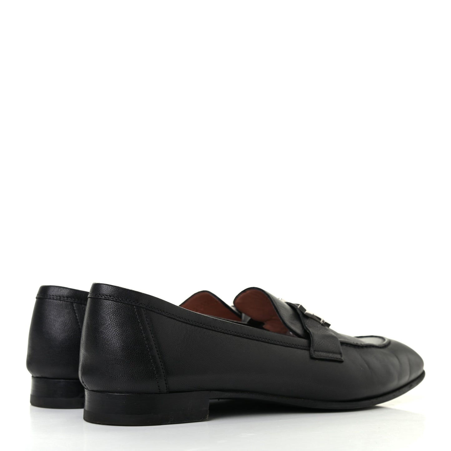 Goatskin Womens Paris Loafers 39 Black