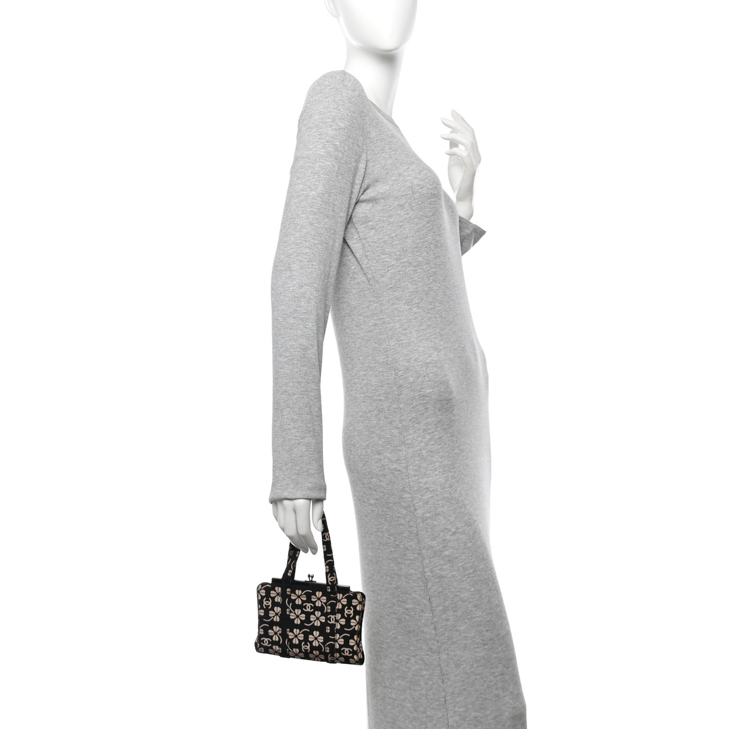 Canvas CC Clover Clutch Black