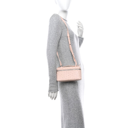 Loro Piana Ostrich L19 Extra Pocket Pouch Plum Flower 2 of 10