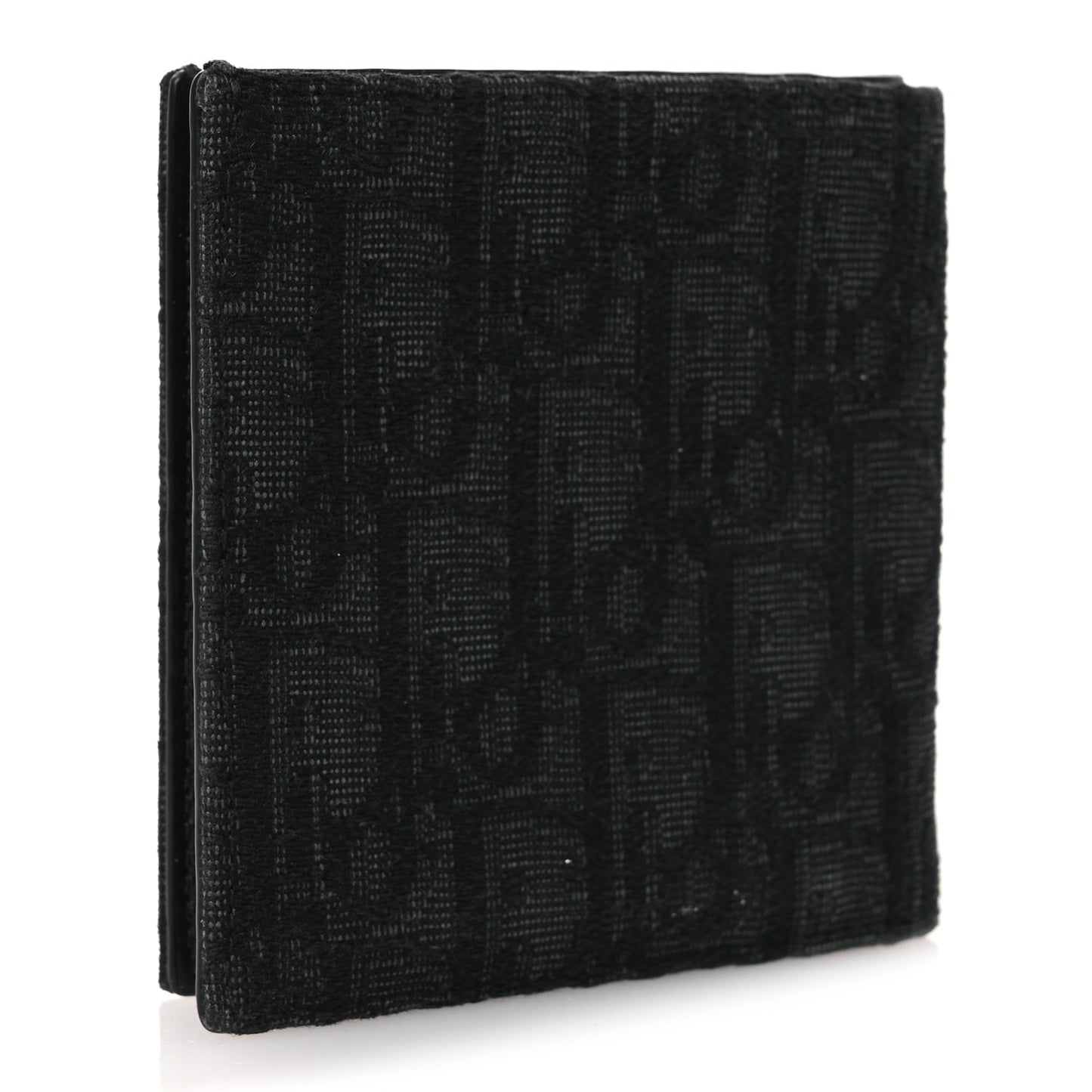 Oblique Bi-Fold Card Holder Black