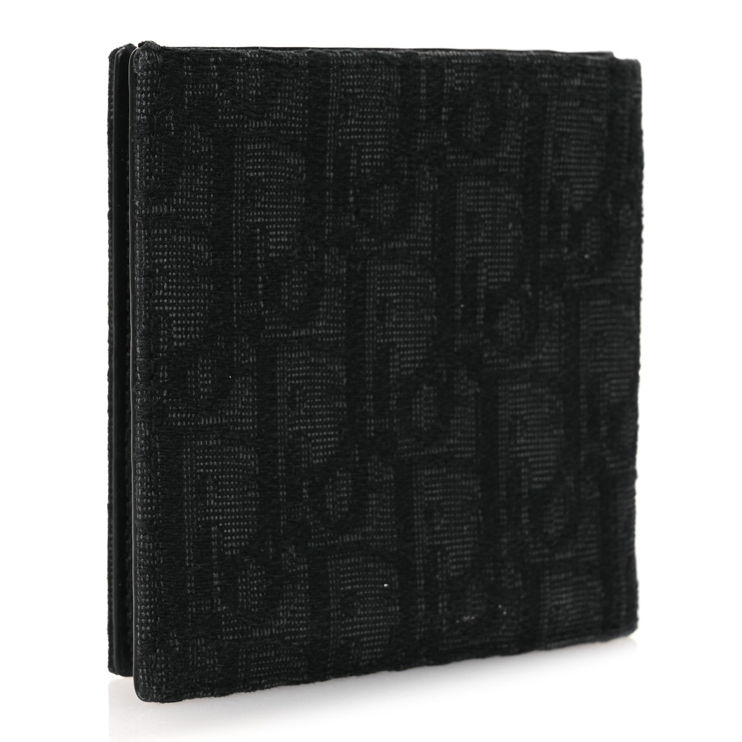 Christian Dior Oblique Bi-Fold Card Holder Black 3 of 7