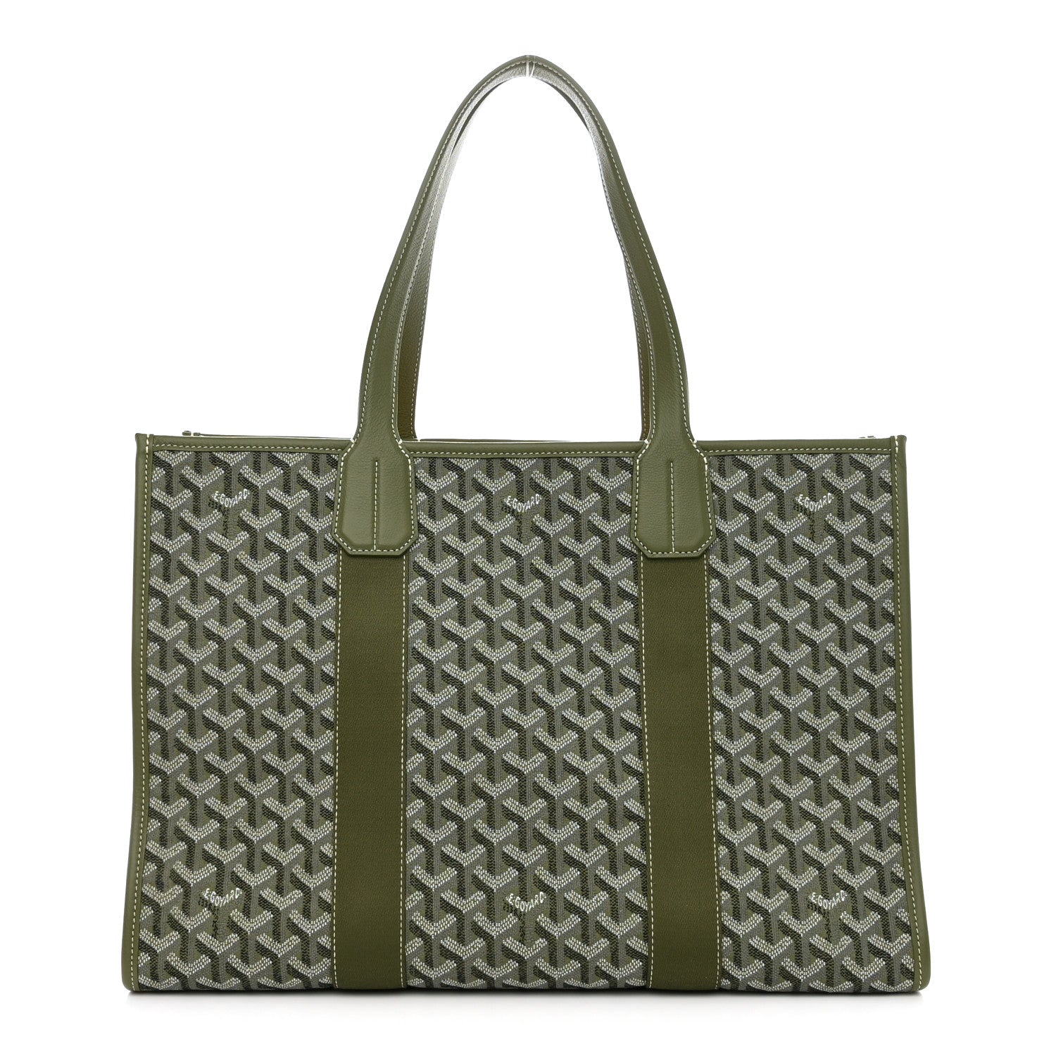 Goyard Goyardine Villette MM Tote Khaki 1 of 10