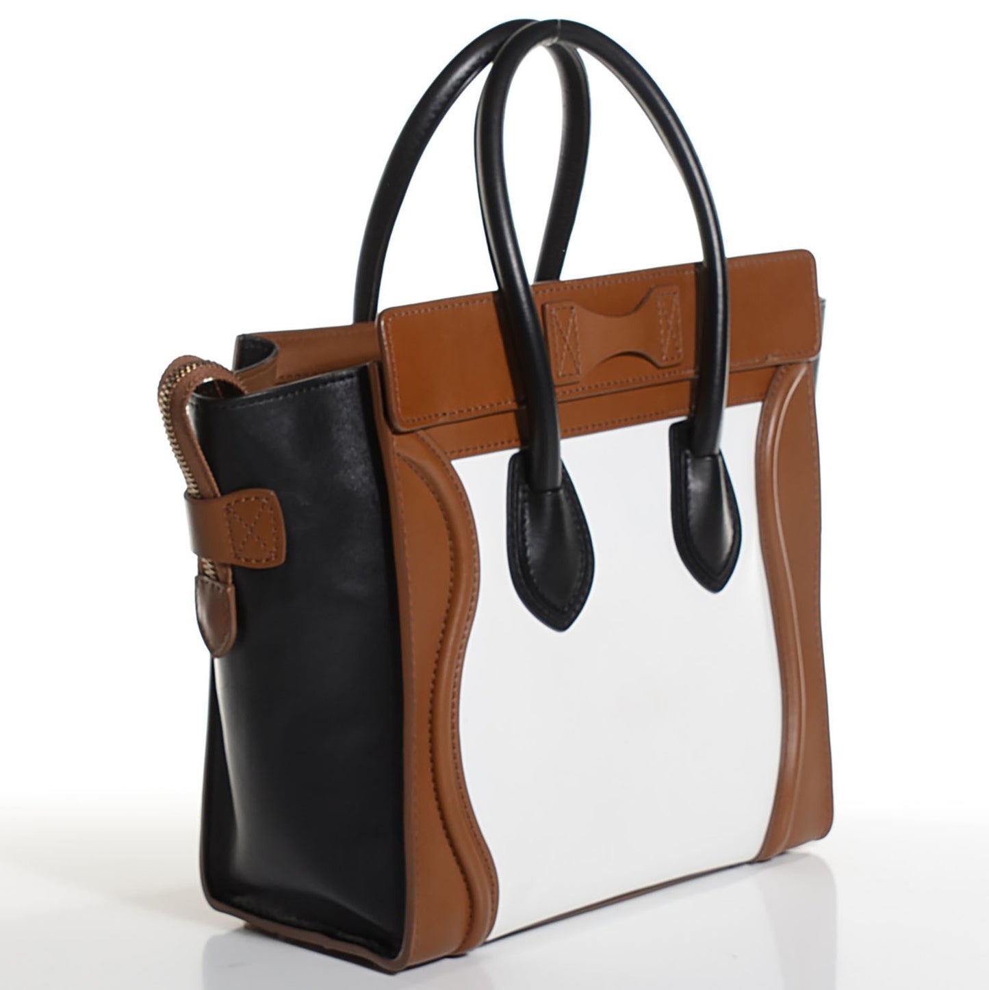 Smooth Calfskin Micro Tri-Color Luggage