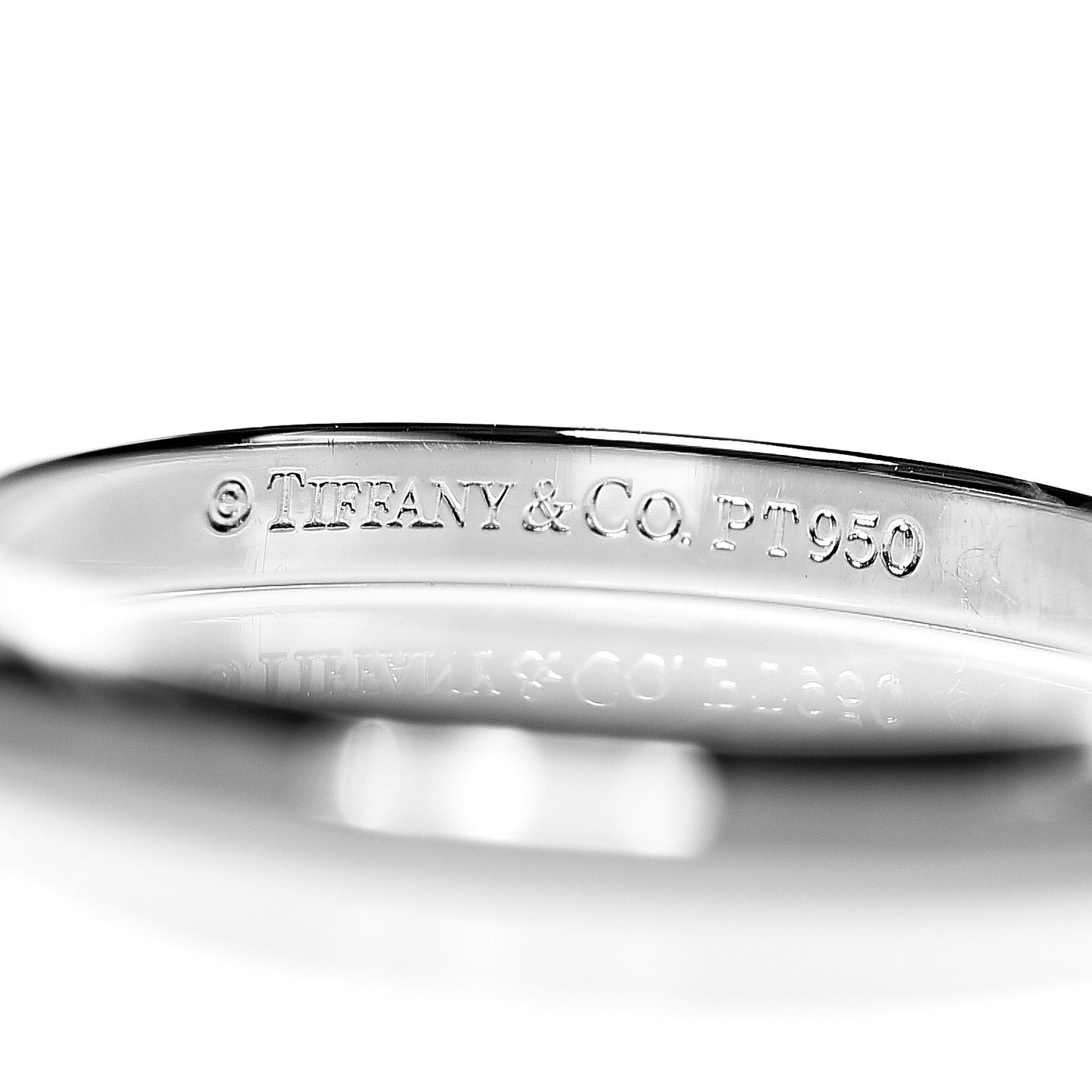 Platinum 2mm Knife Edge Band Ring 50 5.5