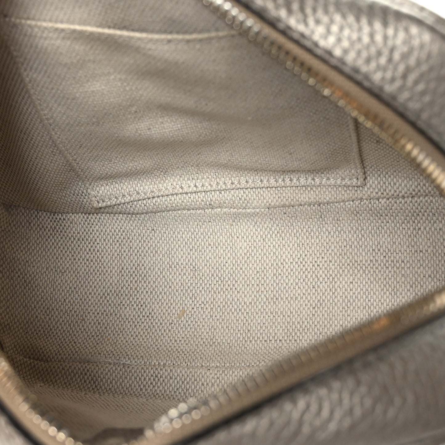 Metallic Cellarius Calfskin Small Soho Disco Bag Sasso