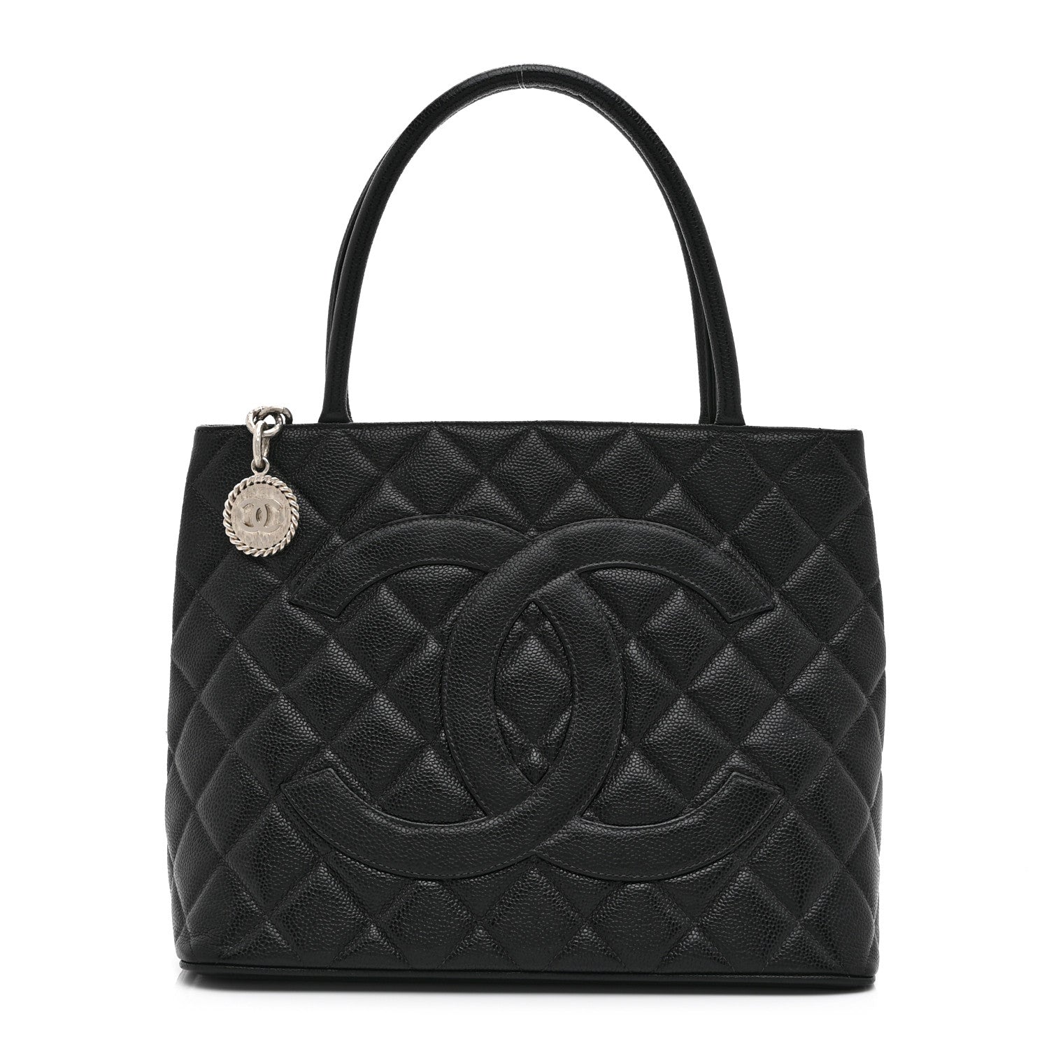 Chanel Caviar Quilted Medallion Tote Black 1 of 11