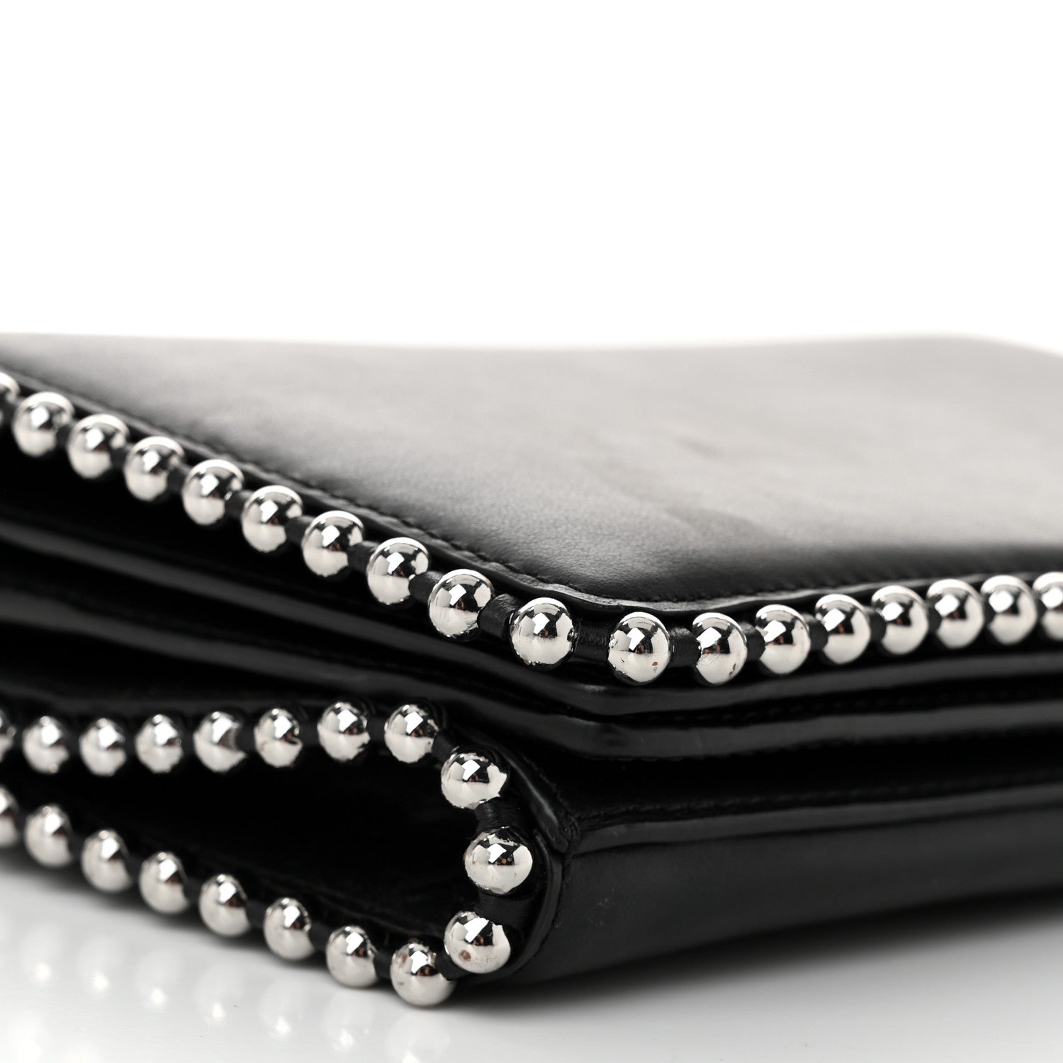 Alexander Wang Calfskin Studded Attica Biker Shoulder Bag Black 8 of 10