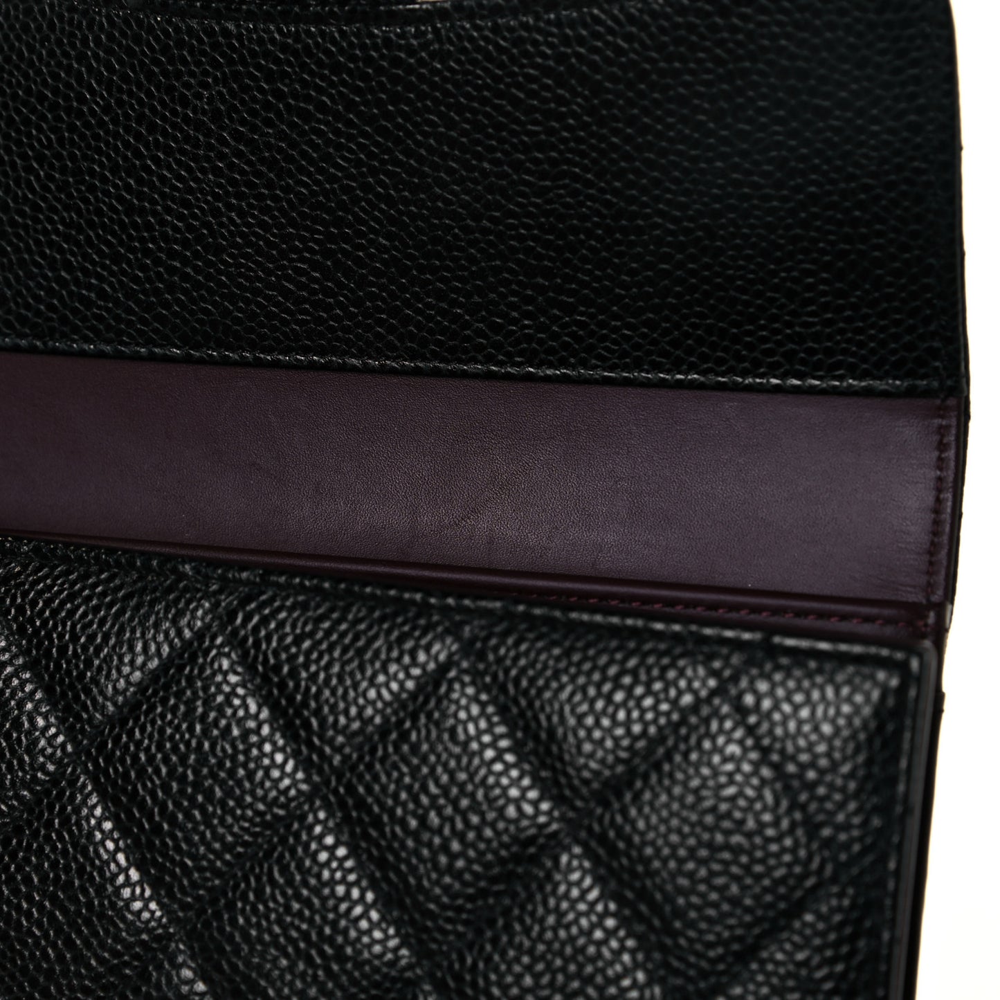 Caviar Quilted Medium Flap Wallet Black