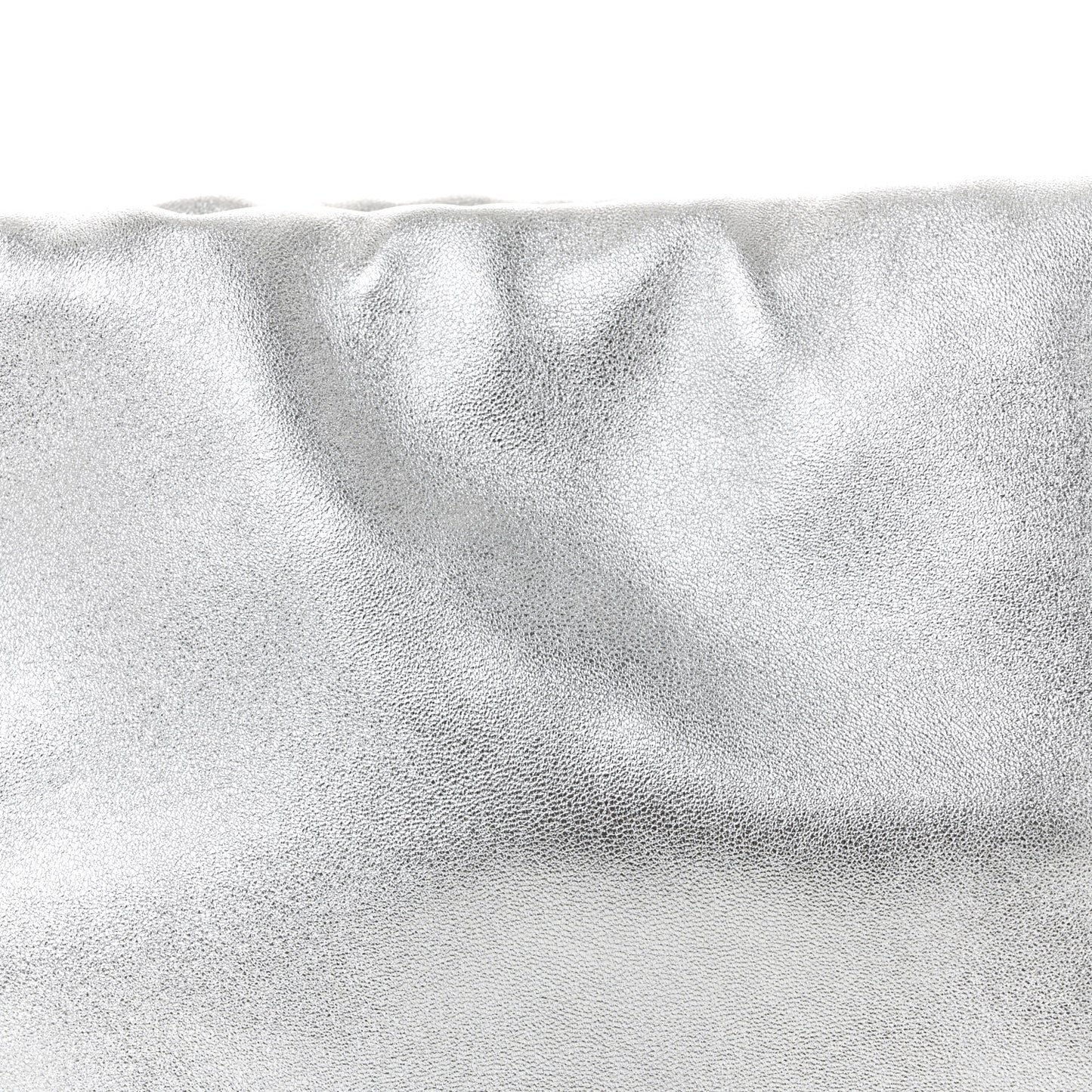 Metallic Nappa Donut Chain Flamenco Knot Silver