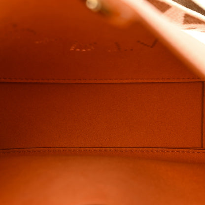 Stella McCartney Grainy Alter Mat Perforated Logo Mini Crossbody Orange 5 of 16