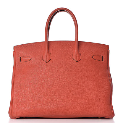 Hermes Togo Birkin 35 Rouge Pivoine 4 of 39