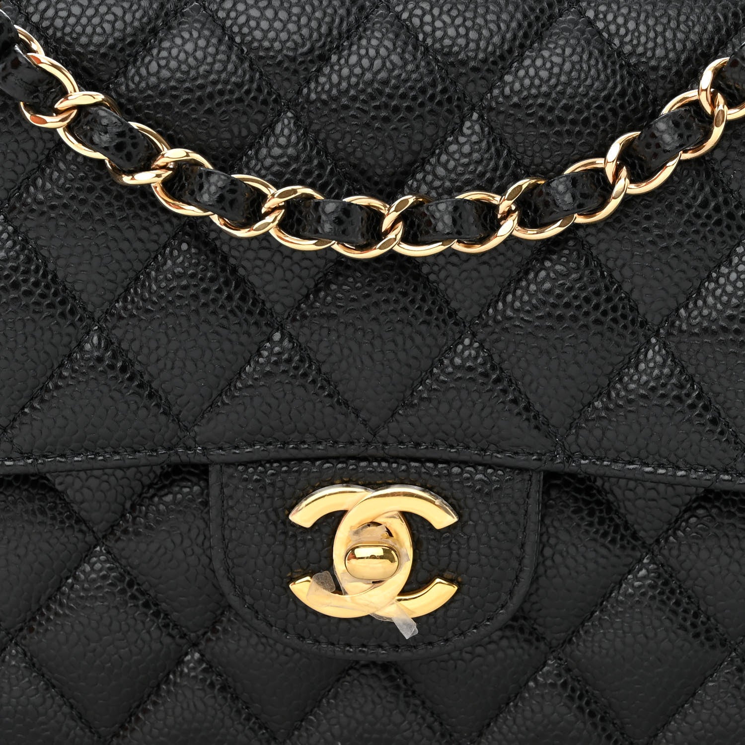 Chanel Caviar Quilted Medium Double Flap Black 8 of 11