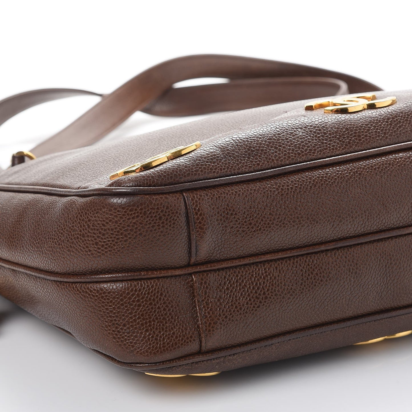 Caviar CC Shoulder Bag Brown