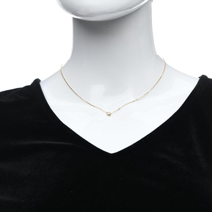 Cartier 18K Yellow Gold Diamond LM D'Amour Pendant Necklace 2 of 6