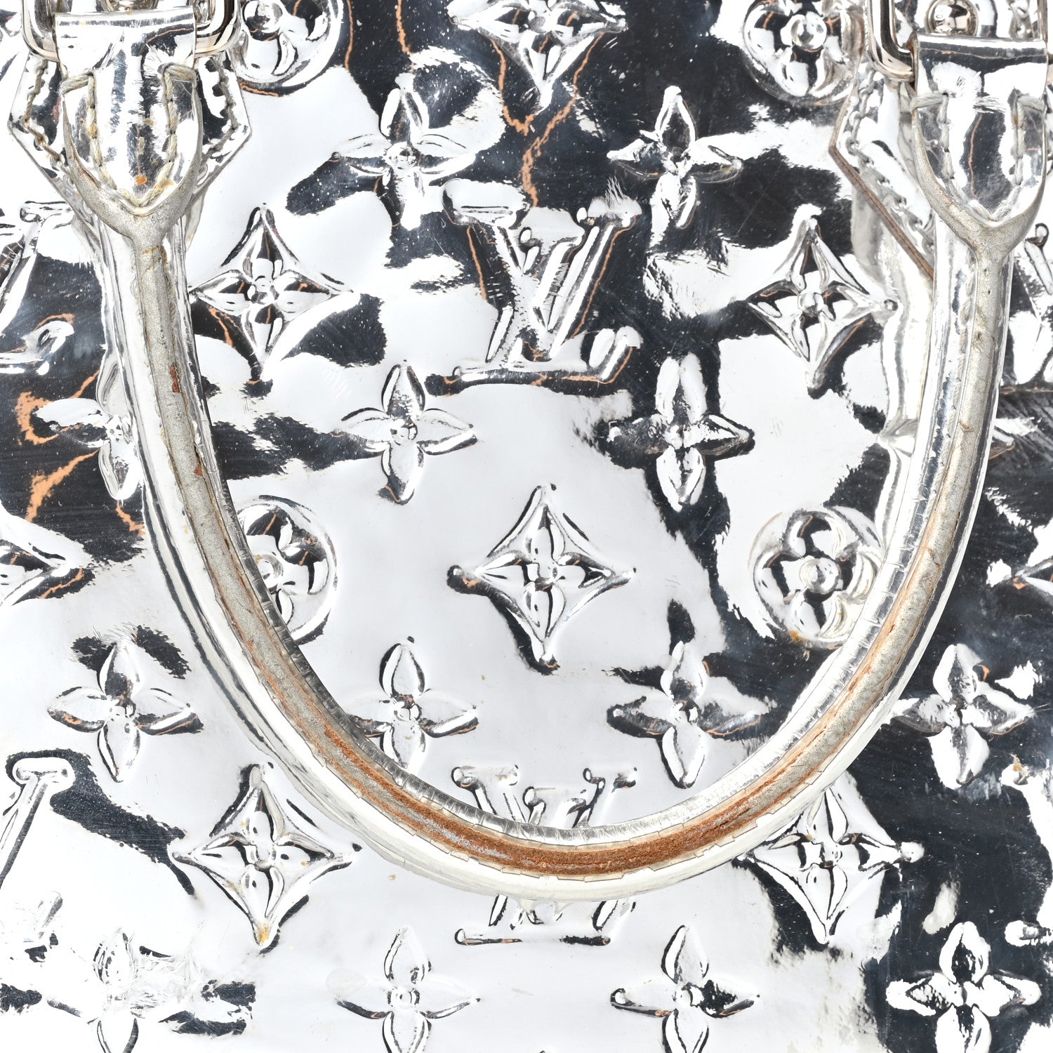 Louis Vuitton Monogram Miroir Alma MM Silver 14 of 20
