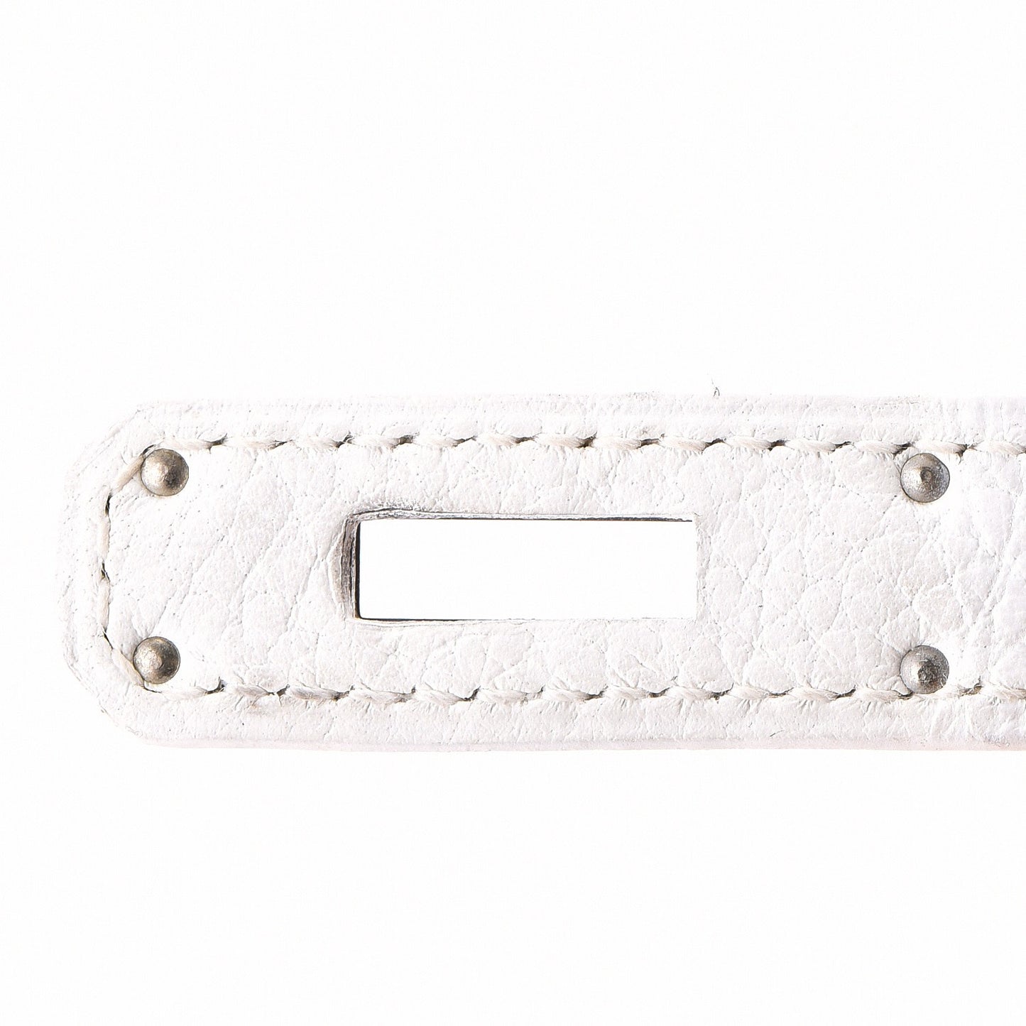 Taurillon Clemence Birkin 30 White