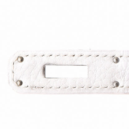 Hermes Taurillon Clemence Birkin 30 White 22 of 44