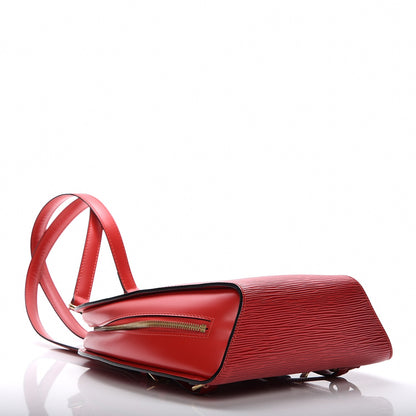 Louis Vuitton Epi Mabillon Backpack Castillan Red 4 of 6