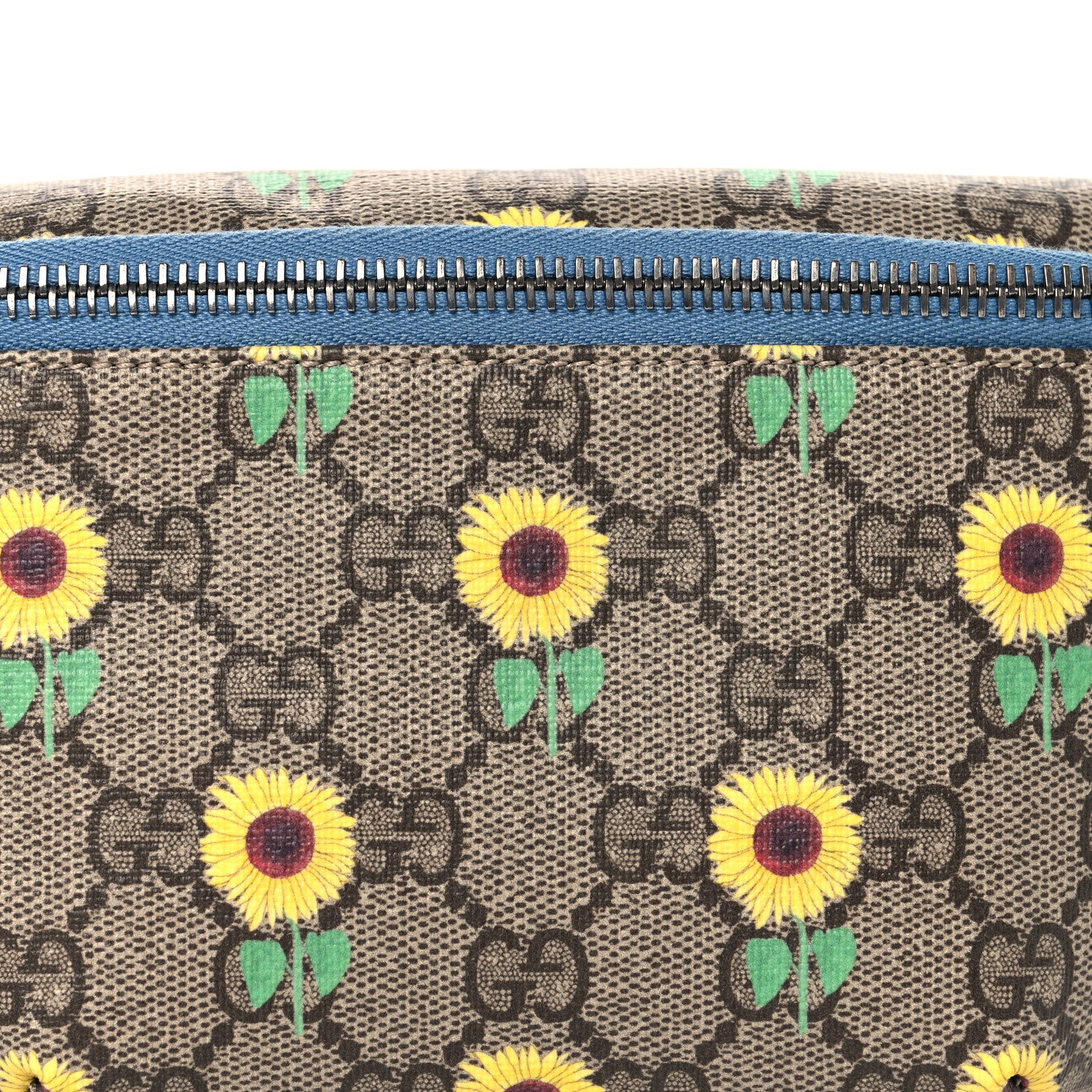 Gucci GG Supreme Monogram Sunflower Childrens Belt Bag 8 of 10