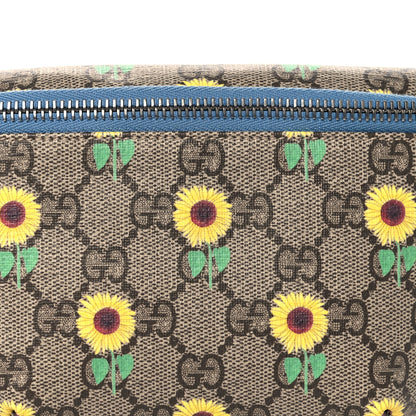 Gucci GG Supreme Monogram Sunflower Childrens Belt Bag 8 of 10
