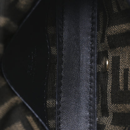 Fendi Fabric Jacquard FF 1974 Nano Baguette Charm Tobacco Moro Black 5 of 11