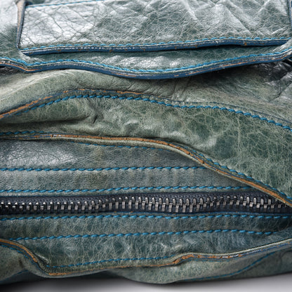 Balenciaga Chevre Giant 21 Gunmetal Hardware City Neiman Marcus LE Bleu 13 of 20