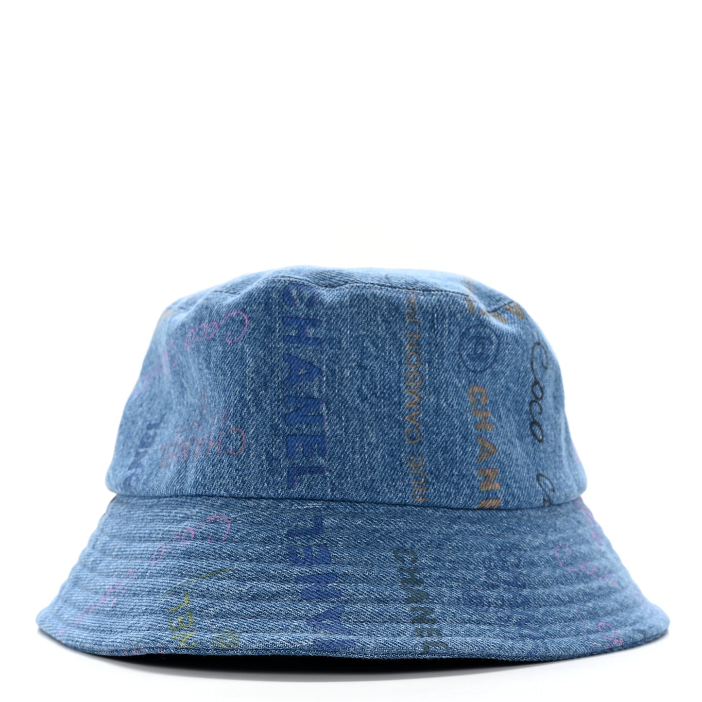 Denim Mood Cloche Bucket Hat M Blue