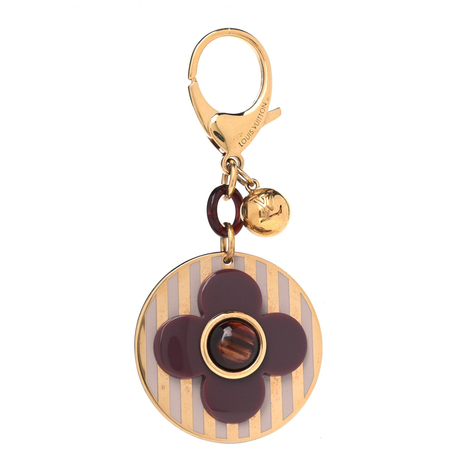 Louis Vuitton Rayures Bag Charm Purple 1 of 3