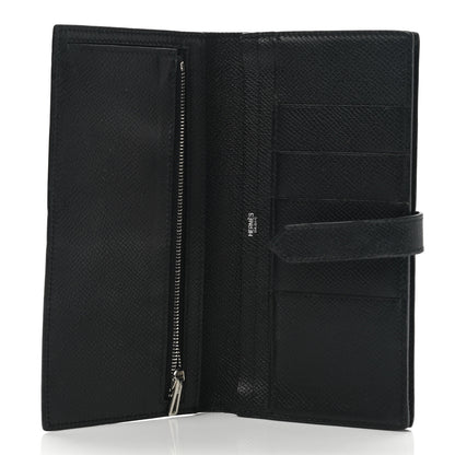 Hermes Epsom Bearn Gusset Wallet Black 10 of 16